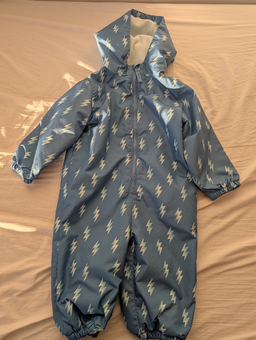 Joe Fresh Fleece Lined Rain Suit Size 12-18 Months